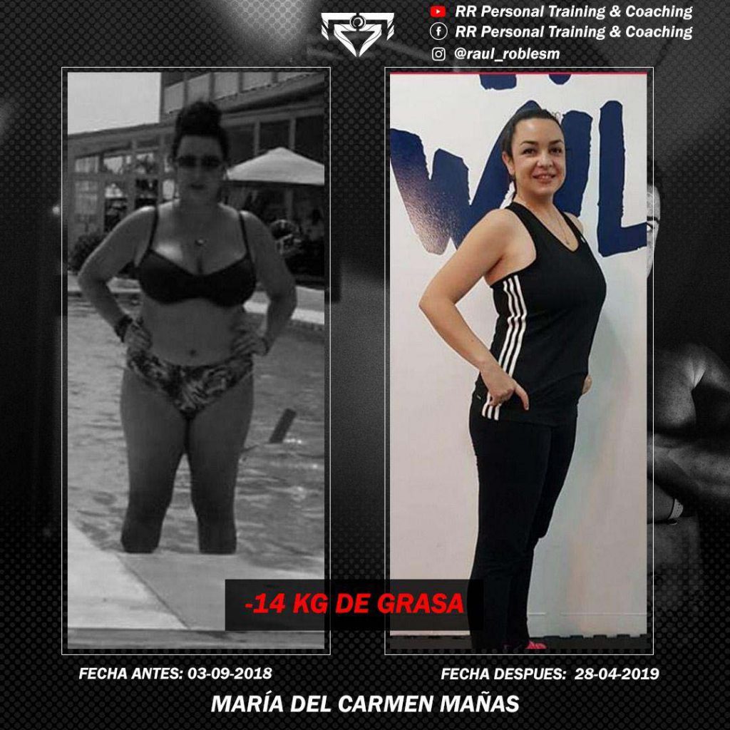 Antes y después María del Carmen Mañas